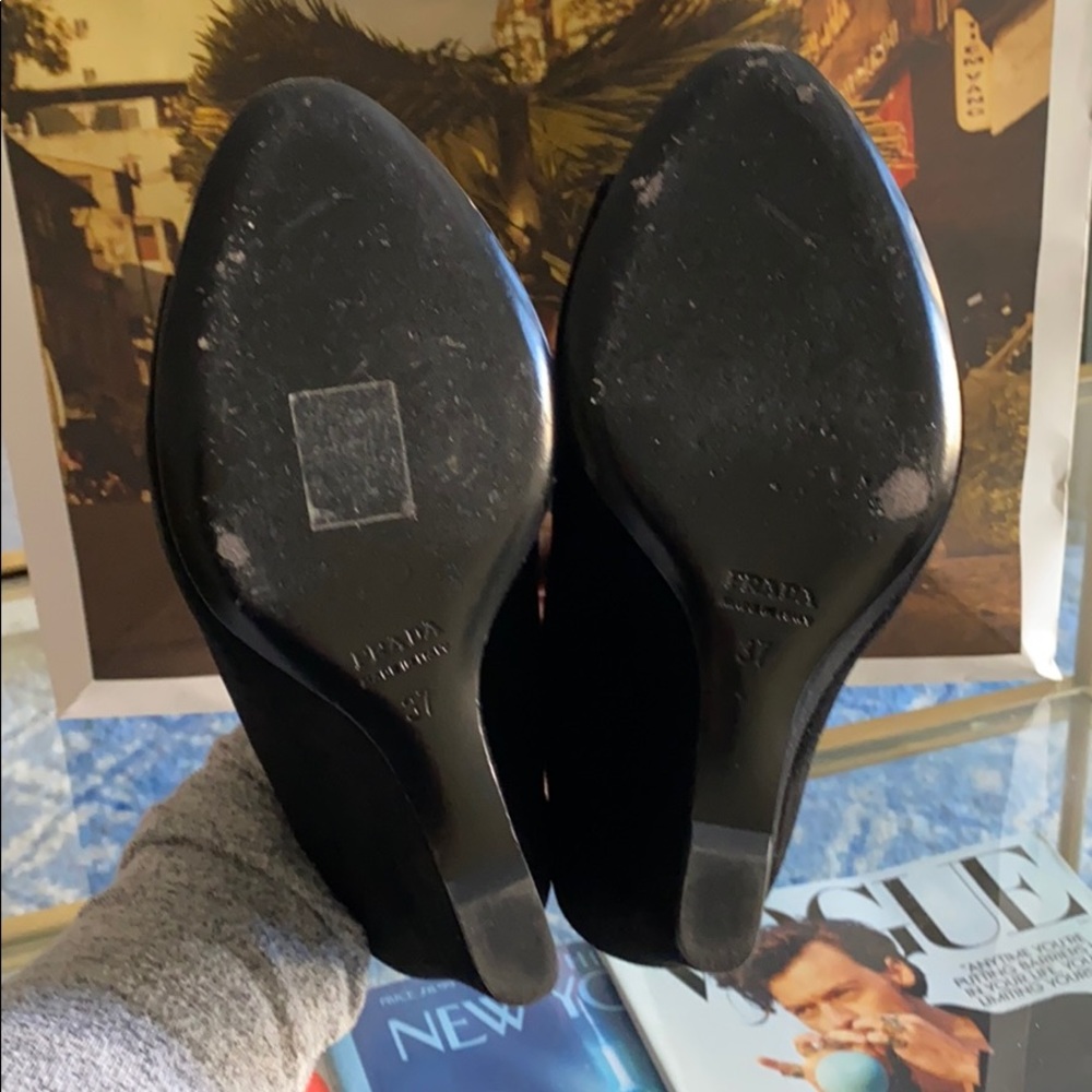 Prada Suede Wedges - Picture 6 of 6